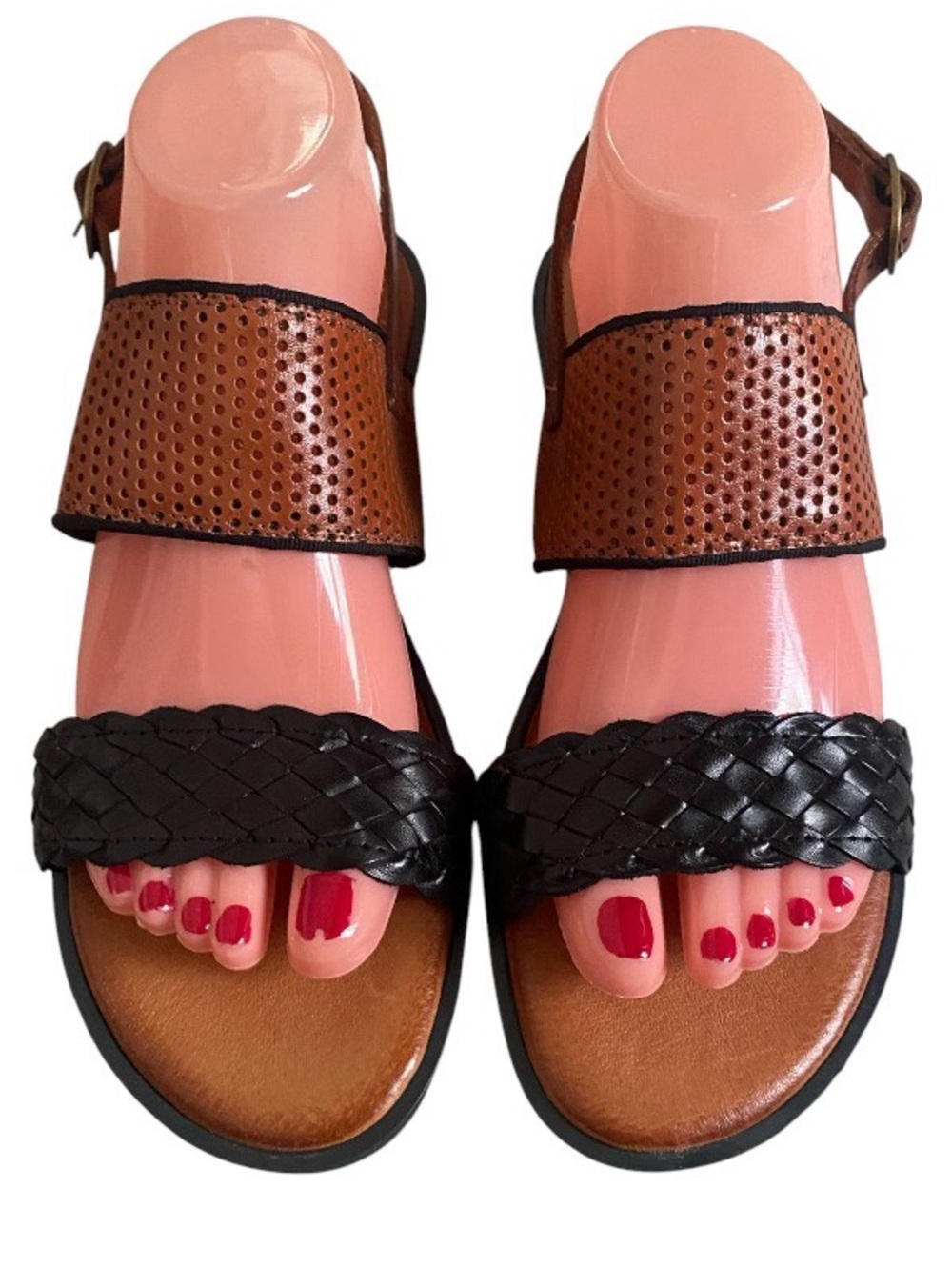 Hee woven leather sandals Made in Spain